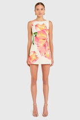 Francie Romper in Hibiscus