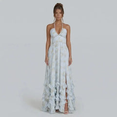 Vivienne Ruffle Maxi Dress