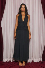 Calm Waters Halter Maxi Dress