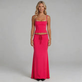 Demi Drawstring Maxi Set