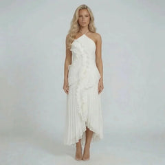 Nathalie Ruffle Maxi Dress