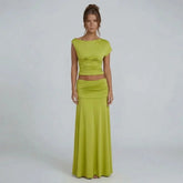Millie Ruched Maxi Set