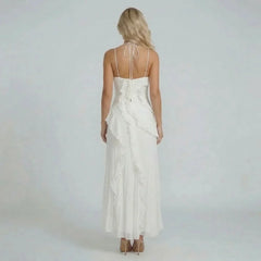 Nathalie Ruffle Maxi Dress