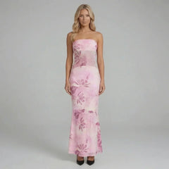 Romina Mesh Maxi Dress