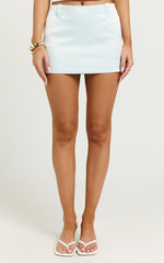 Lioness - Leo Mini Skirt in Pale Blue