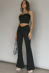 Mahla Flared Pants Black