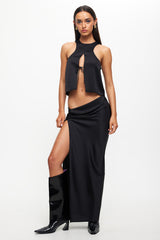 LIONESS Honey Cami Top Onyx