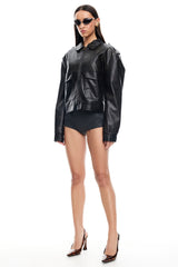 LIONESS Eighties Bomber Jacket Washed Onyx