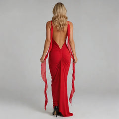 Cecelia Rosette Maxi Dress