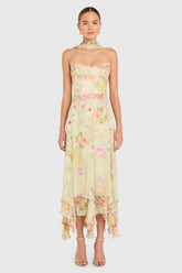 Monterey Dress With Scarf in Whistledown
