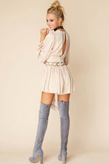 Samantha Boho Romper Beige