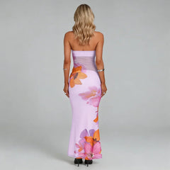 Romina Mesh Maxi Dress