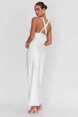 Sitara Tied Back Maxi Dress White