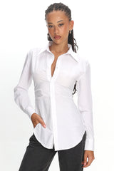LIONESS Naomi Shirt Porcelain