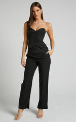 Rogers Pants - High Waisted Pants in Black