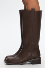 VERALi Rogue Knee High Boots Chocolate Brown
