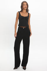 Shellby Wide Leg Pants Black