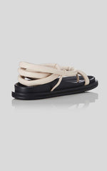 Alias Mae - Soki Sandals in BONE LEATHER