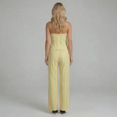 Loren Wide-Leg Pants Set