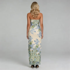 Savannah Ruffle Maxi Dress