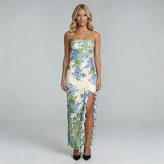 Savannah Ruffle Maxi Dress