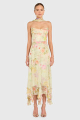 Monterey Dress With Scarf in Whistledown